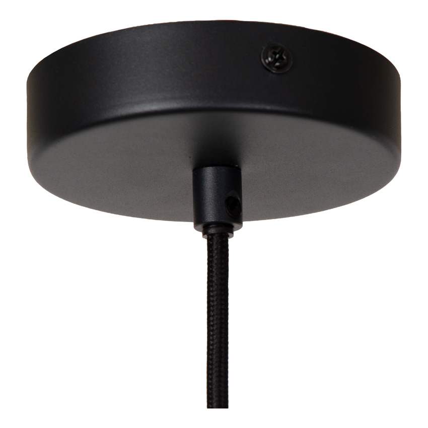 Lucide Essential Thuline - Hanglamp - Ø60cm - 1xE27 - Lichte houtlook