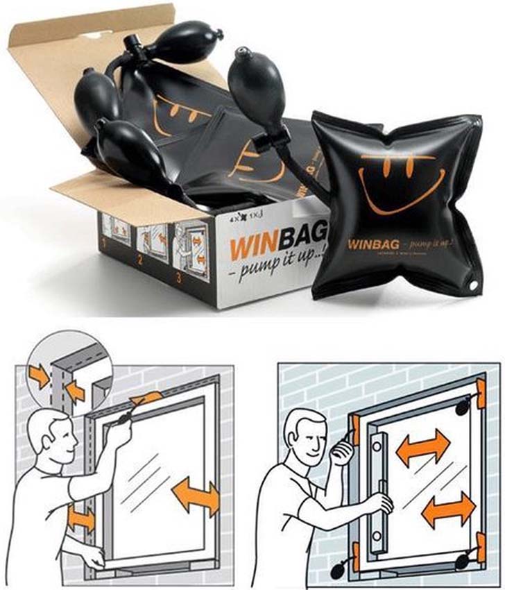 Winbag coussin de montage Connect 16x16cm