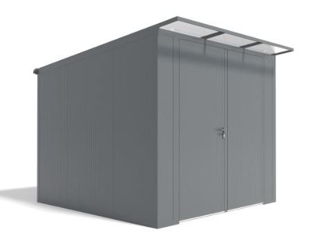 Tuinhuis metaal antraciet Seine M 308 x 308 x 240 cm
