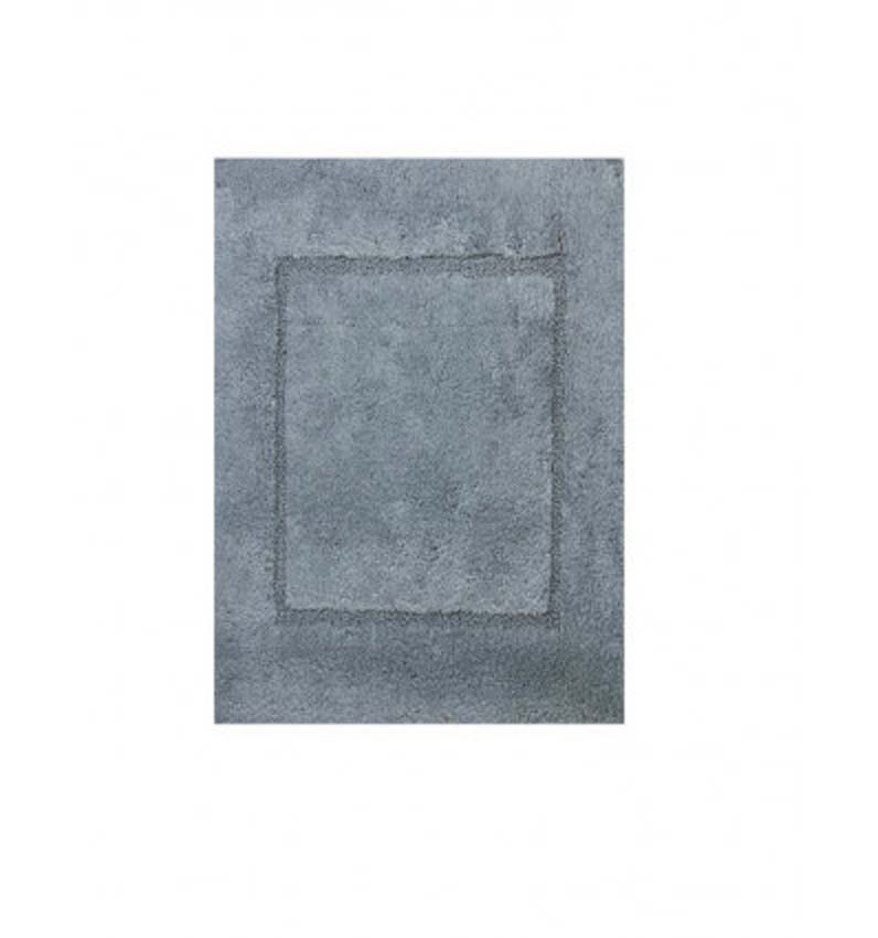 Tapis de bain Cosibel en coton gris 60x100cm