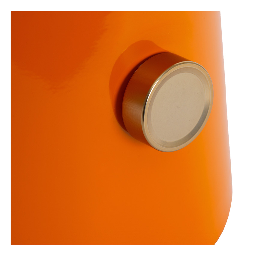 Lucide Vibes Barone - Lampe de table - Ø38cm - 1xE27 - Orange