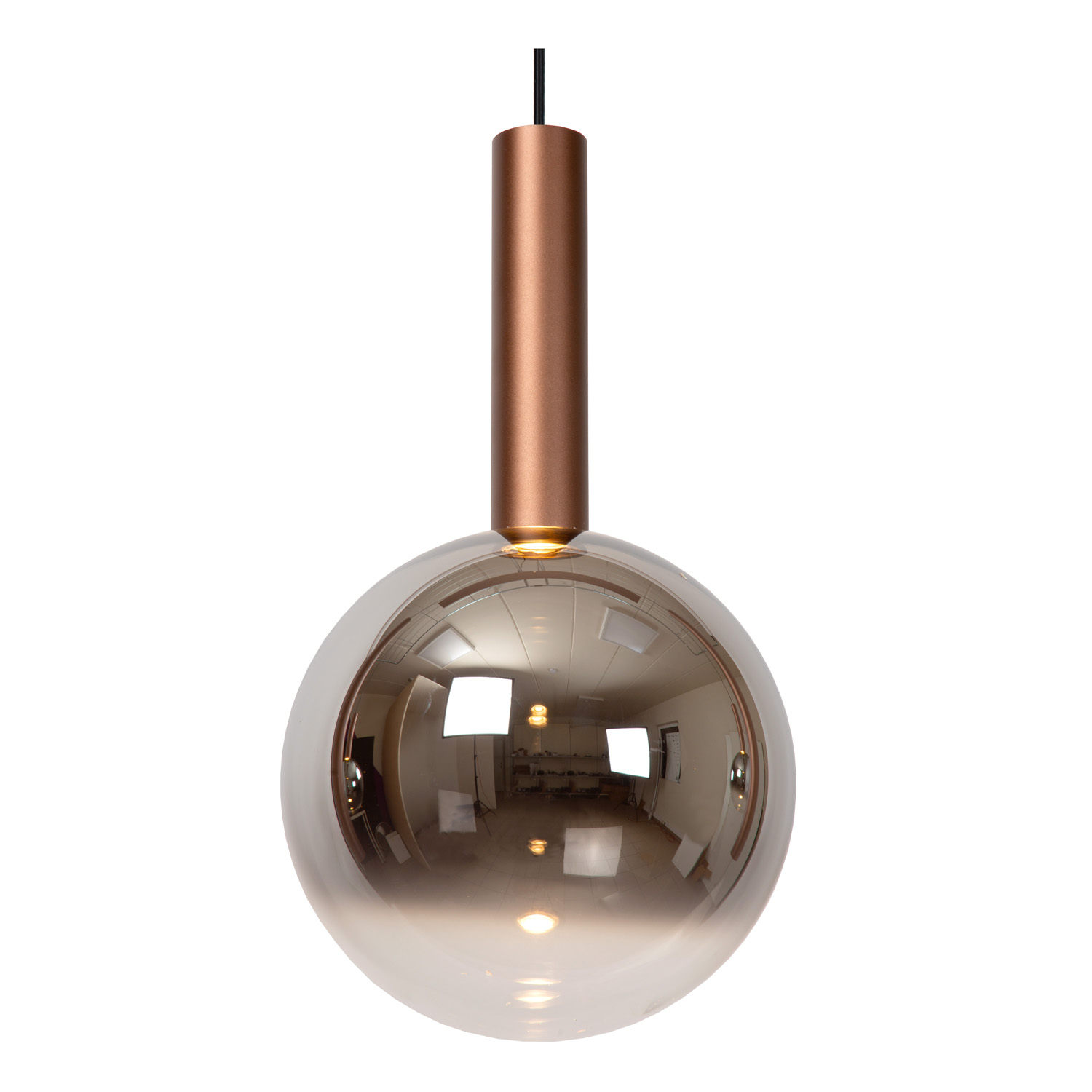 Lucide Premium Jasmine - Hanglamp - LED Dimb. - CCT - 5X4W 2200K/3300K - Koper