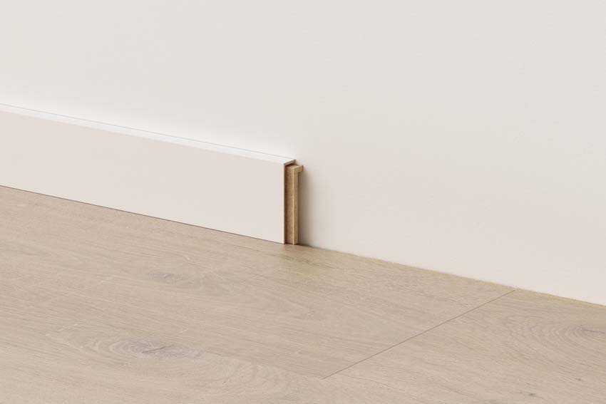 Petite plinthe Quick-Step MDF blanc 126x5x1,2cm