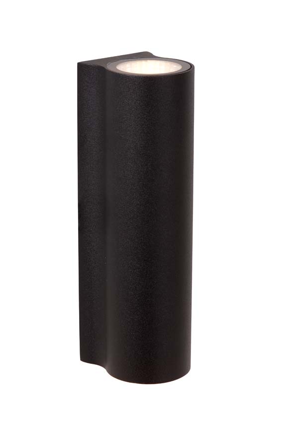 Applique murale intérieur/extérieur - LED - 2x6,5W 2700K - IP54 - Noir