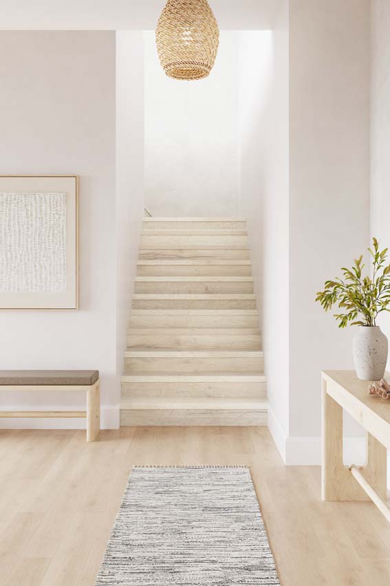 Dubbele traptrede Neto oak 130x61x5,6cm