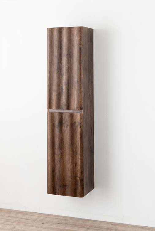 Kolomkast Jelte notelaar hangend 170x40x35cm