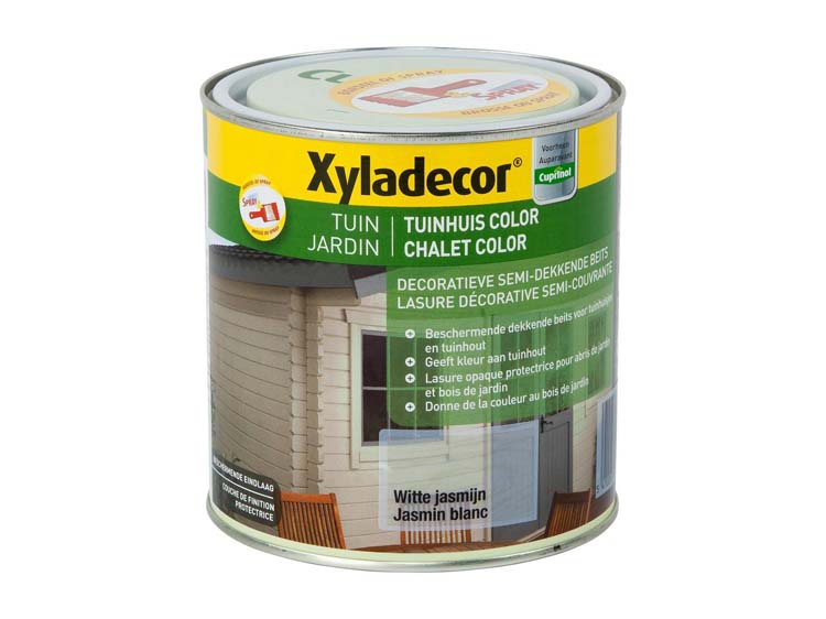 Xyladecor Color houtbeits tuin 1l jasmijn