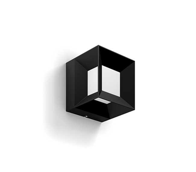Applique murale noir LED lampe 8W 800 lumen