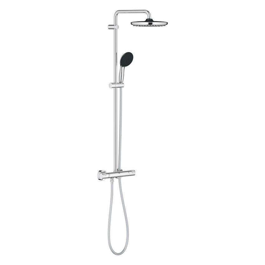 Doucheset Grohe Vitalio Start 250 thermostatisch opbouw glanzend chroom