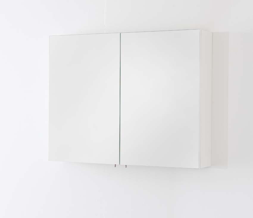 Armoire de toilette Tibo/Tony blanc mat 90x70cm