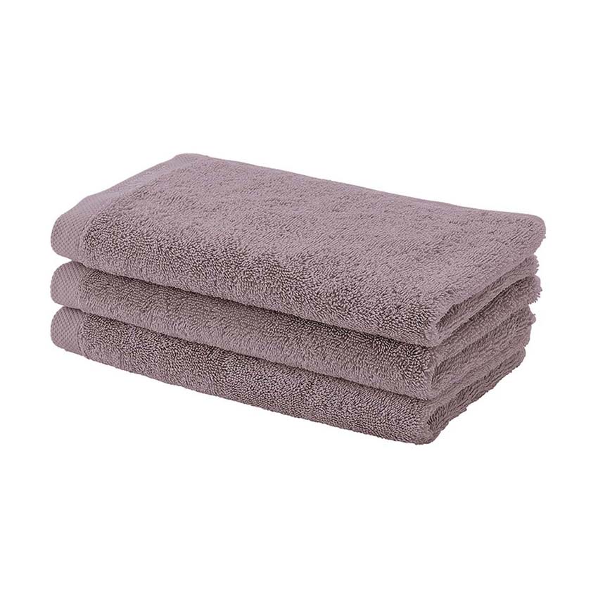 Gastendoek Aquanova London katoen Malva 30x50cm