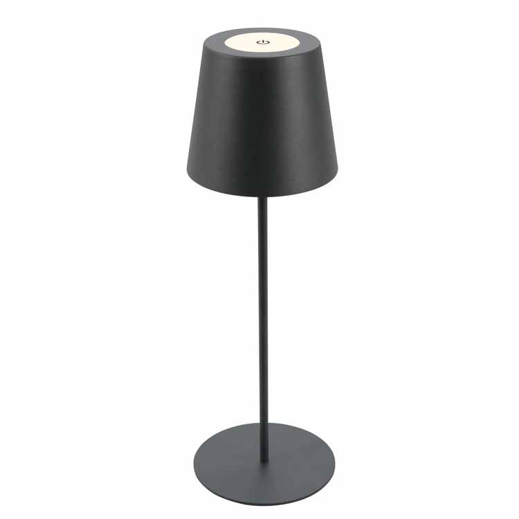 Tafellamp Averio - zwart - hoogte verstelbaar - dimbaar - LED - 2.5W - 2700K - IP44 - USB