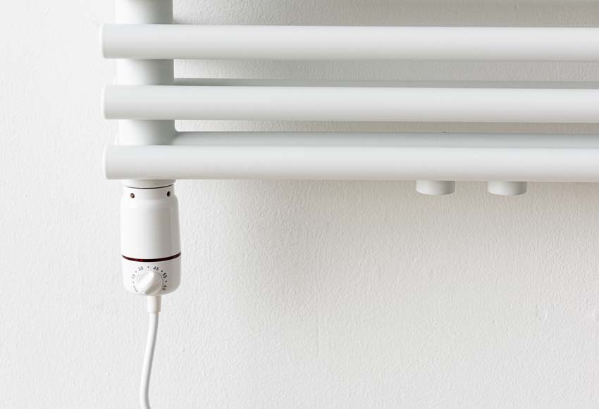 Elektrische radiator Doby 140x50cm dubbel wit 1169W