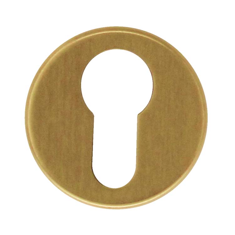 Cilinderplaatje pro rond klik rozet 45mm mat koper