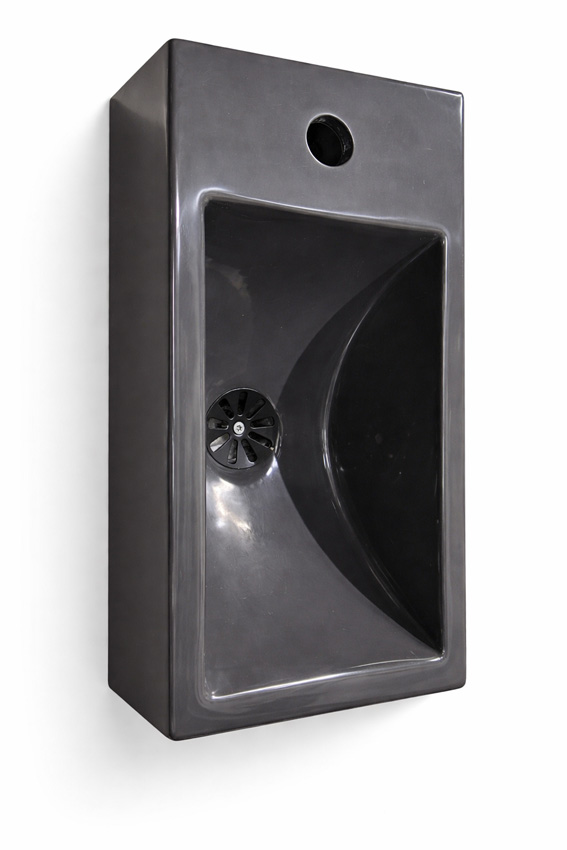 Handenwasser Milano quartz cementgrijs 10x40x22cm