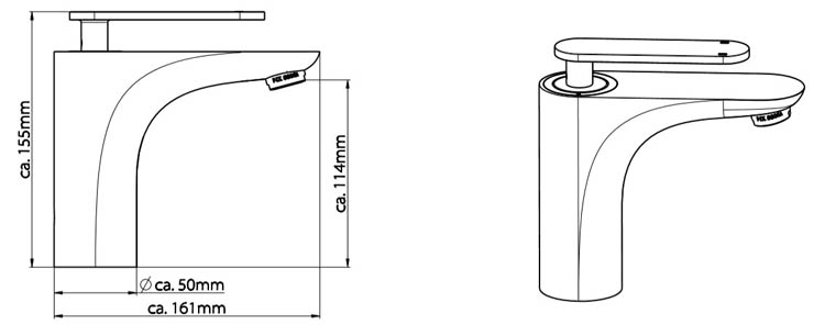 Robinet de lavabo Orry chrome