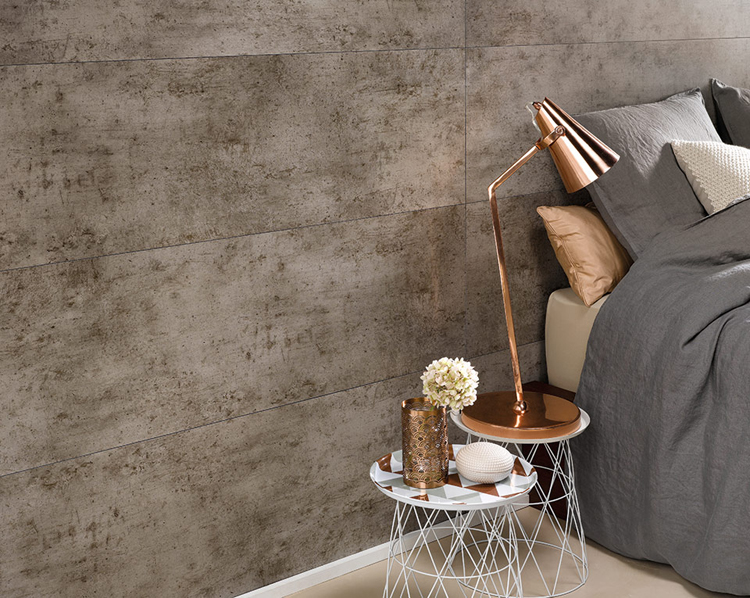 Panneau mural Dumawall+ PVC 375x650x5mm Dark Cement Panneau mural Dumawall+ PVC 375x650x5mm Dark Cement