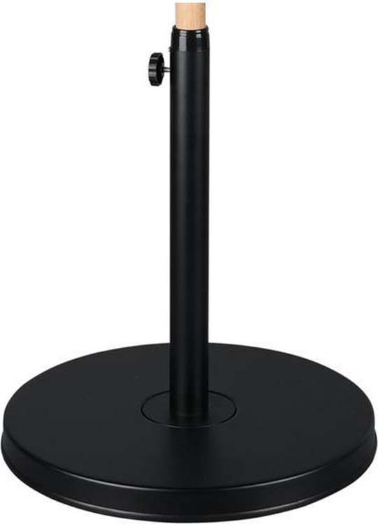 Ventilator zwart met hout H120cm - Ø45cm 3 snelheden