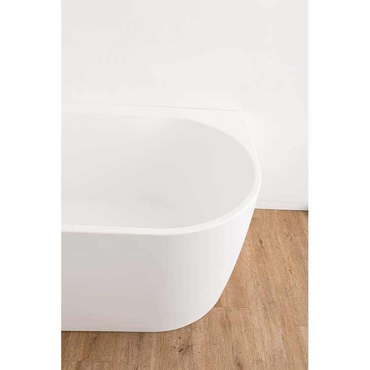 Baignoire d'angle Hero mat blanc gauche 180x80cm