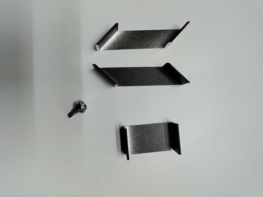 Kit de parecloses clôture Havana aluminium noir