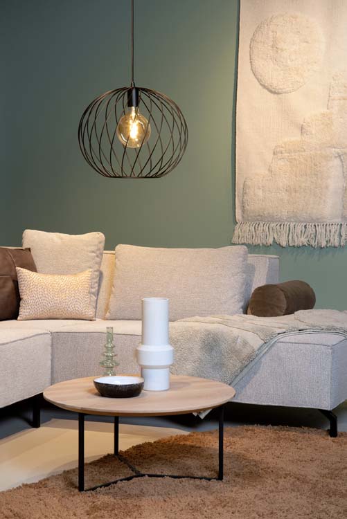 Suspension - noir - Ø40cm - E27 - 40W