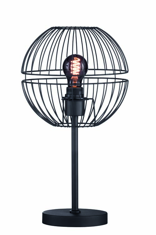 Lampe de table noir lampe excl 1xE27 hauteur 45cm