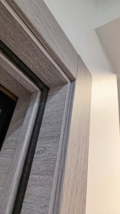 Complete binnendeur S61 Ardenne grijs 201,5x83cm tubespaan omkeerbaar + deurkast 16,5cm