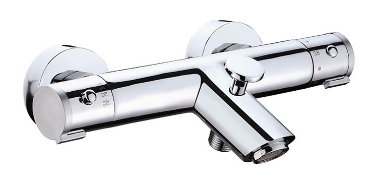 Robinet de baignoire Levi thermostatique chrome