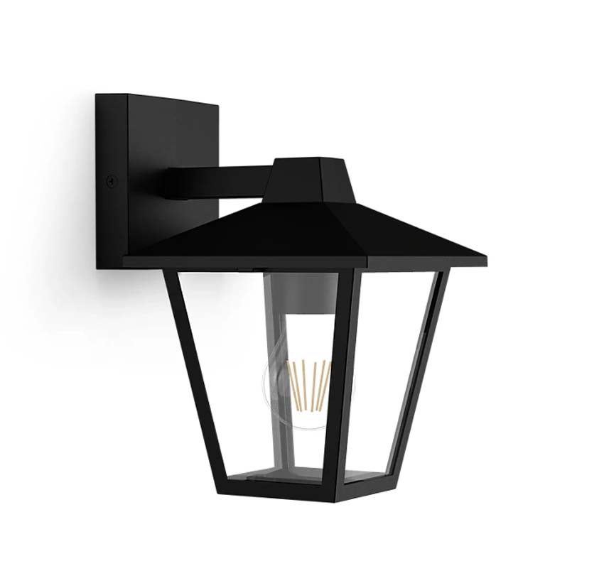 Lanterne Alara Down - noir - 25W - E27 - IP44