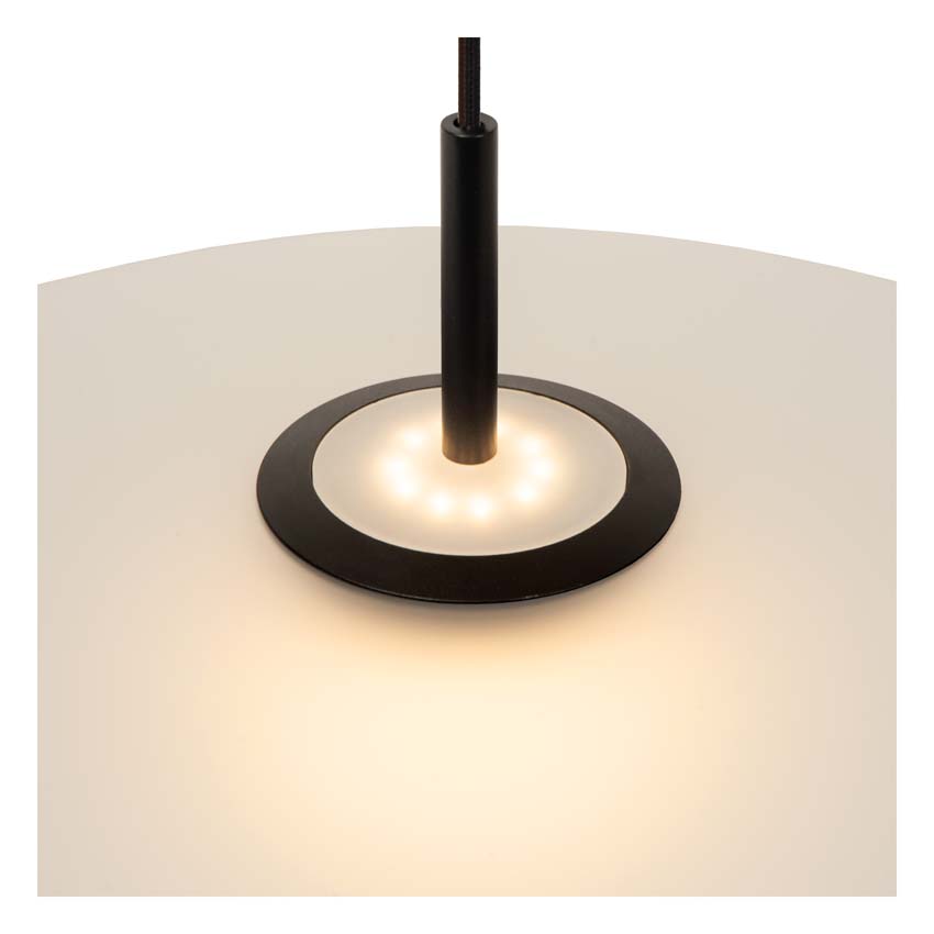 Lucide Premium MENGA - Suspension - Ø 60 cm - LED Dim. - 1x18,6W 2700K - Opalin