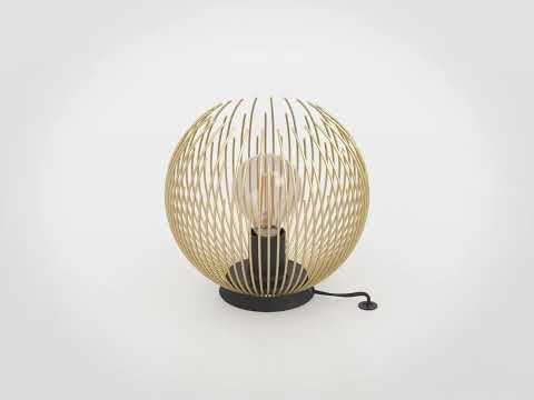 Lampe de table Vene 1xE27 noir/or Lampe de table Vene 1xE27 noir/or