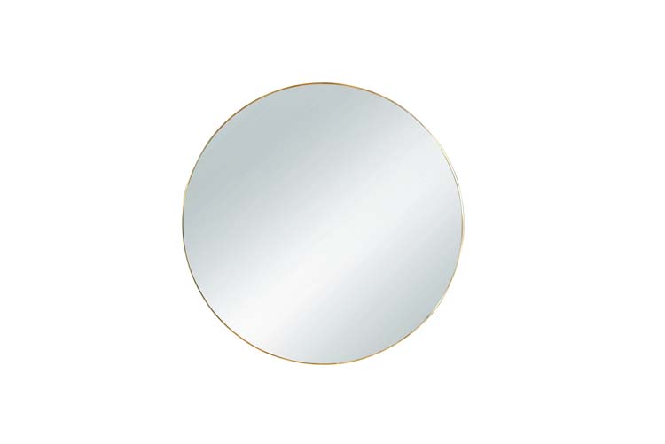 Miroir rond doré Ø50cm