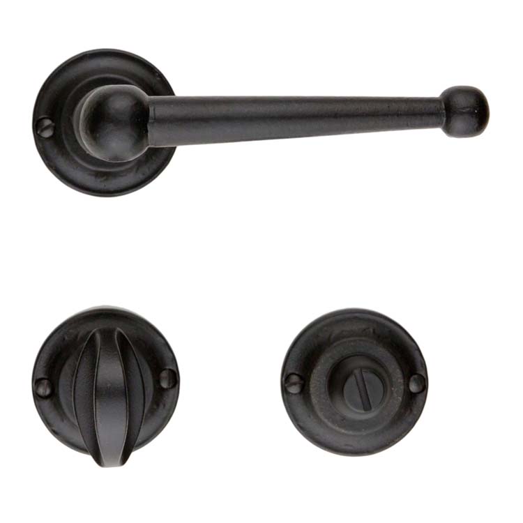Poignée de porte fano font avec serrure toilette