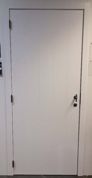 Complete schilderdeur Moderne Verticale 730mm HONINGRAAT