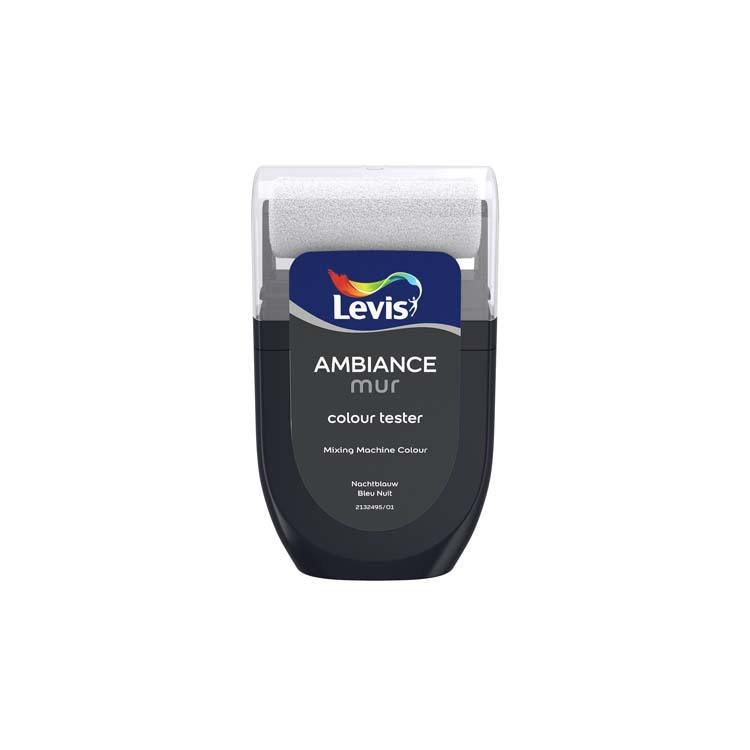 Levis verf Ambiance mur mat tester 30ml nachtblauw