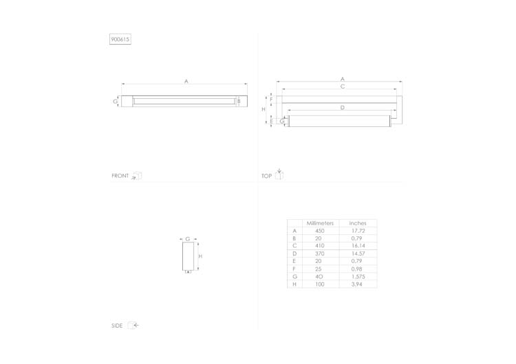 GEMILIANA - Wandlamp - LED - 8,9W - zwart
