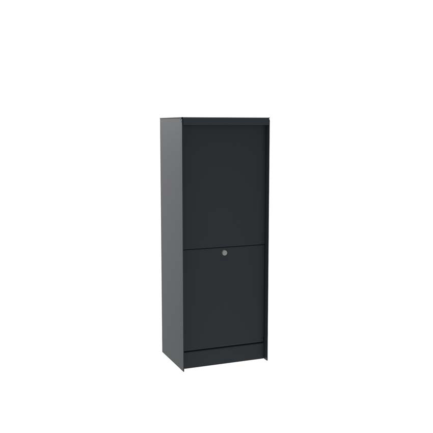 Pakketbrievenbus eSafe Dropbox Small Back antraciet