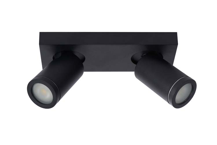TAYLOR Spot Plafond 2x GU10/5W IP44 DTW  Noir