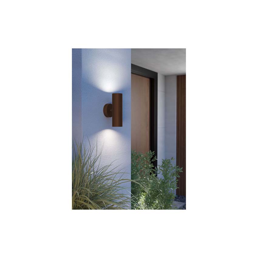 Applique murale - Rouille - Dimmable - GU10 - 2x5W