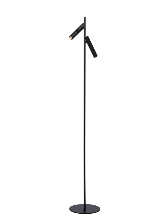 Staande lamp - zwart - dimbaar - LED - 2x4,5W - 3000K