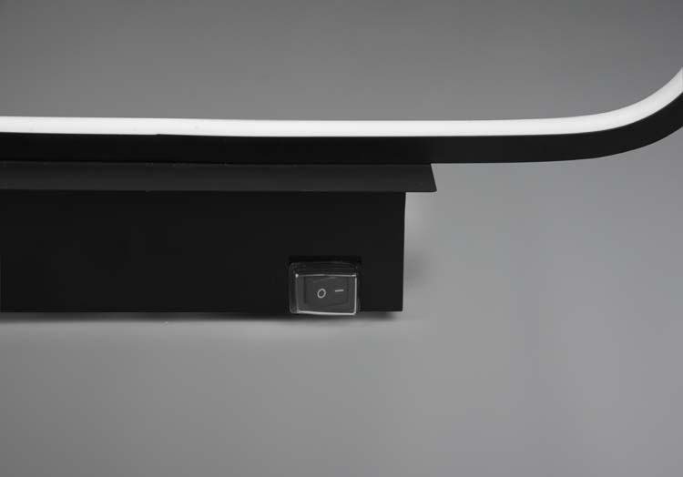Badkamerverl wandlamp LED zwart IP44 17W 1700lm