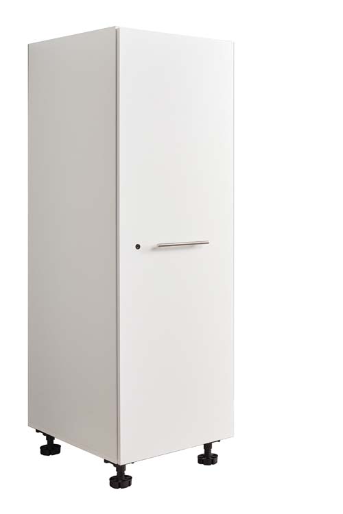 Wasmachine kast Decowash opbergkast wit 50 x 162 x 67,5 cm