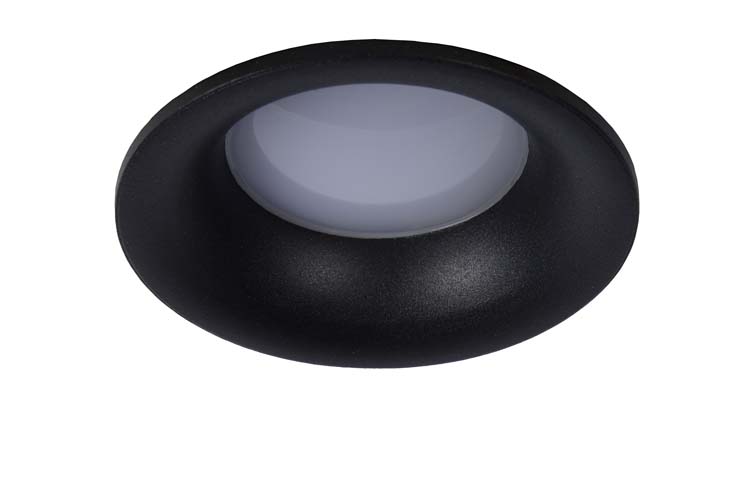Spot encastré salle de bain - noir - Ø8,5cm - GU10 - 5W - IP44
