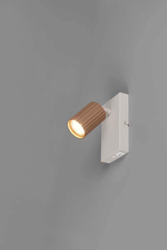 Applique murale - Café - 9x15x14cm - Dimmable - GU10 - 1x10W