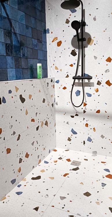 Vloer- en wandtegel Bellini terrazzo 60x60cm