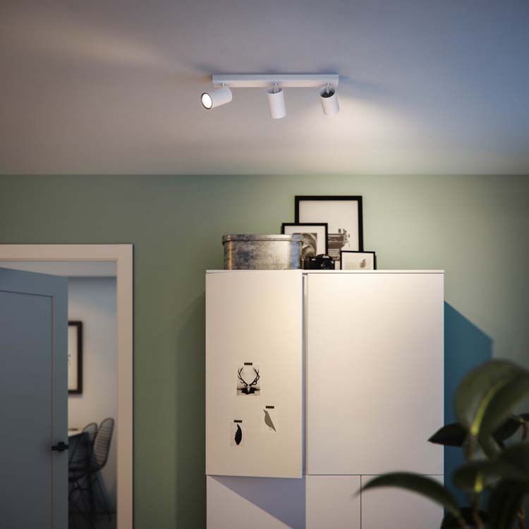 Opbouwspot Wit 3x5,5W