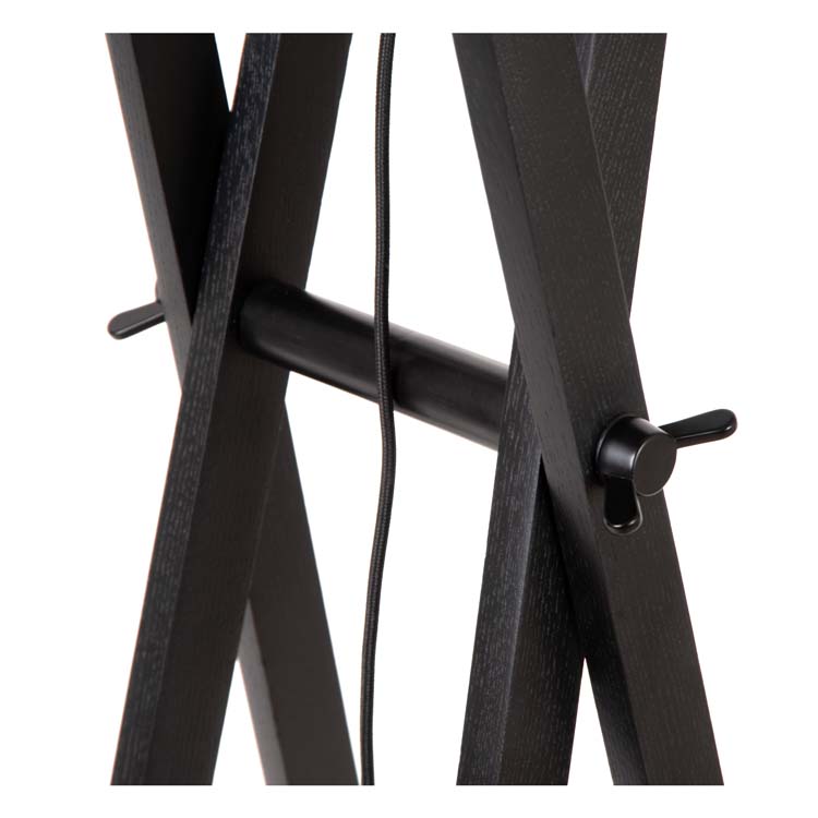Lucide TRAFALGAR - Vloerlamp - 1xE27 - Zwart