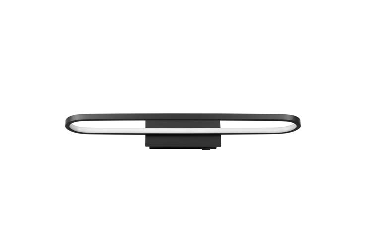 Badkamerverlichting wandlamp LED zwart 9cm 23W 2300LM IP44