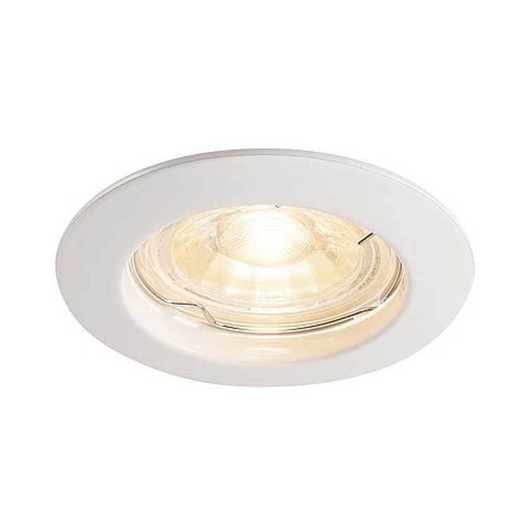Spot encastré rond fix blanc GU10 fitting
