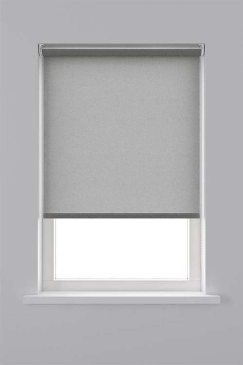 Store enrouleur translucide 60x190 cm gris structure
